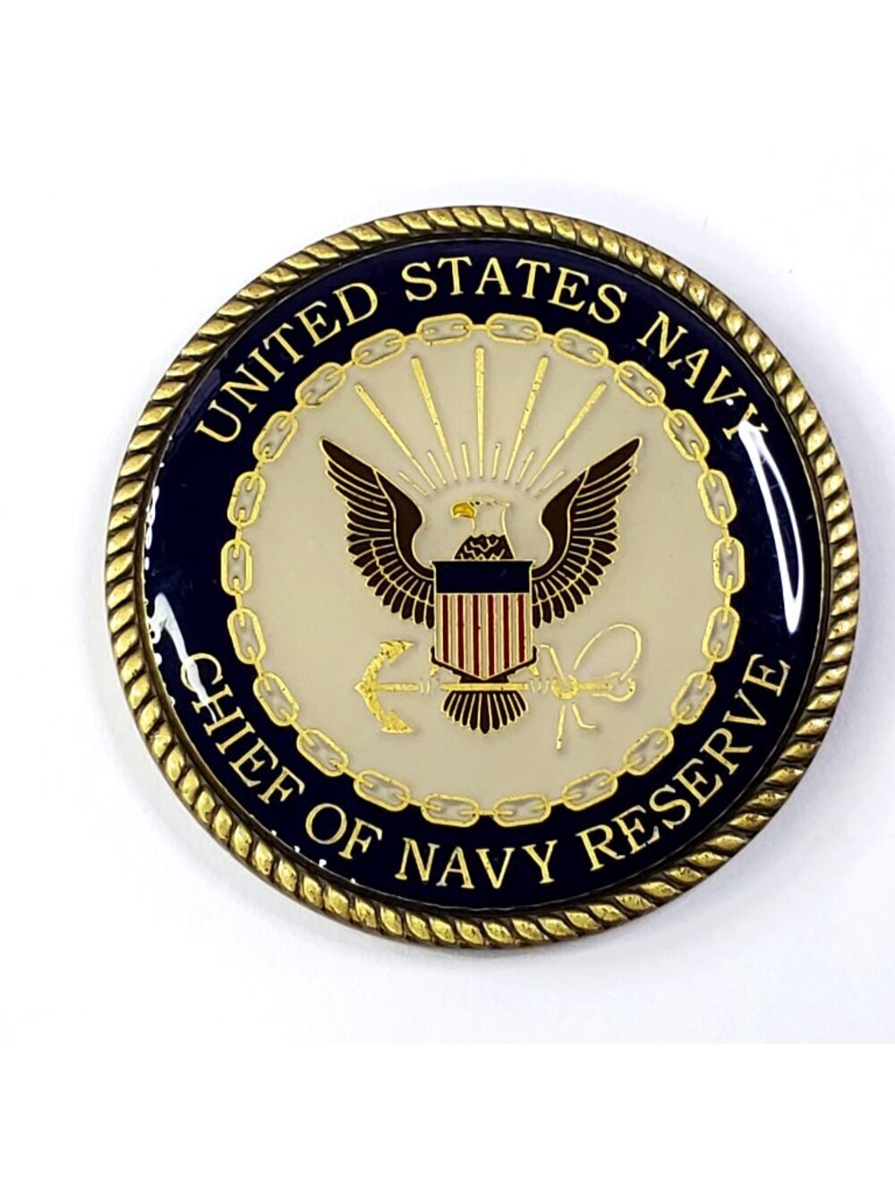US Navy Chief of Navy Reserve Vice Admiral Dirk J Debbink Challenge Coin‎